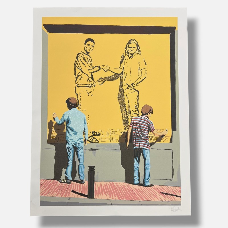 Martín Y Sicilia «Graffiti» 2004 Limited Signed Fine Wall Art Print, 110 x 75 cm