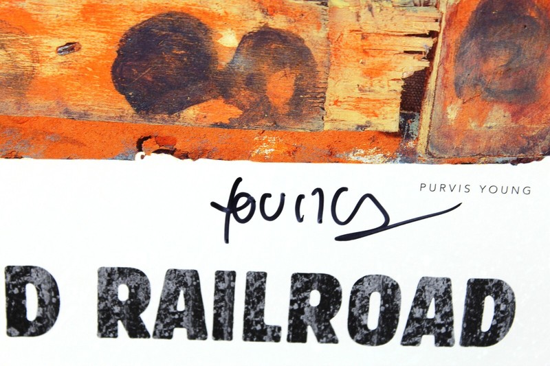 Purvis Young SIGNED Poster-Underground Railroad Ancestral Legacies (A04-B5) gallery