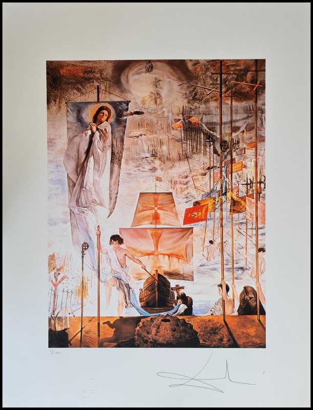 Salvador Dali The Discovery 25 5/8×19 11/16in Signed &c Limited 21/1000