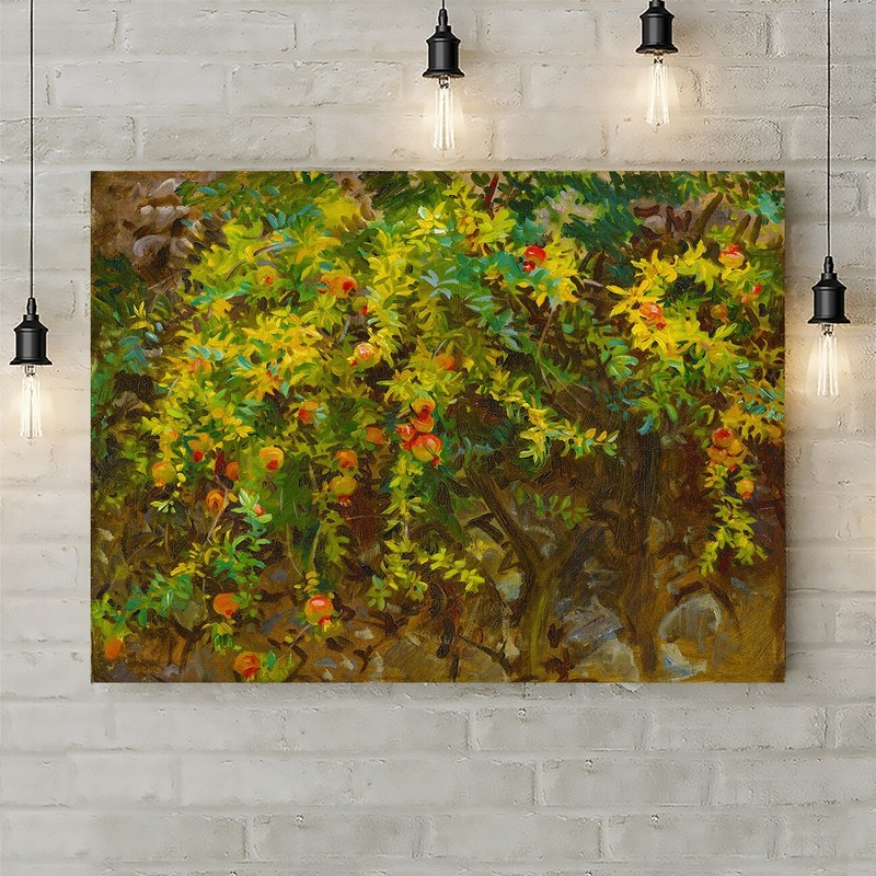Pomegranates – Majorca by John Singer Sargent – Canvas Rolled Wall Art
