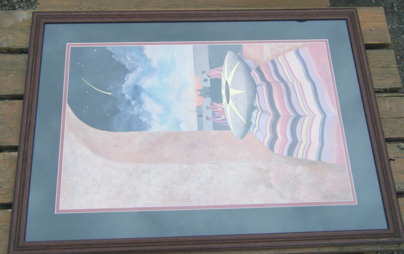 David Caris LA VENTANA Signed and Numbered Lithograph Print gallery