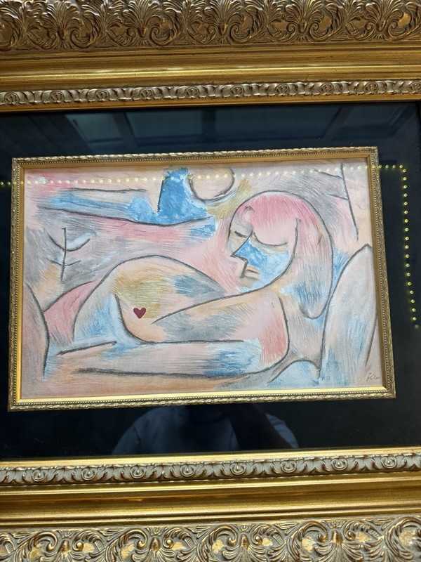 Paul Klee Sommeil d' Hiver 1938 First State First Printing Colored Lithograph gallery