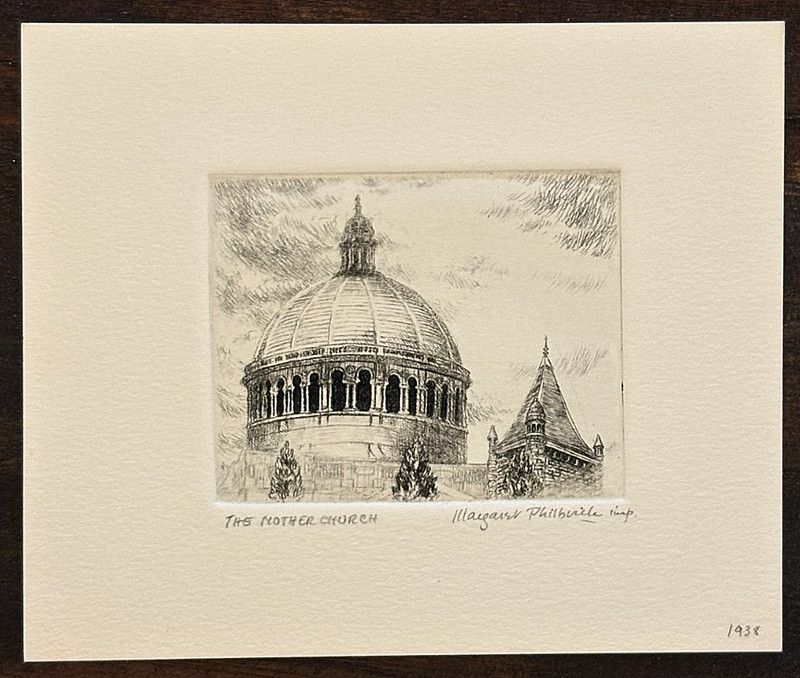 The Mother Church, by Margaret Philbrick, Original, Vintage, Boston, 1938