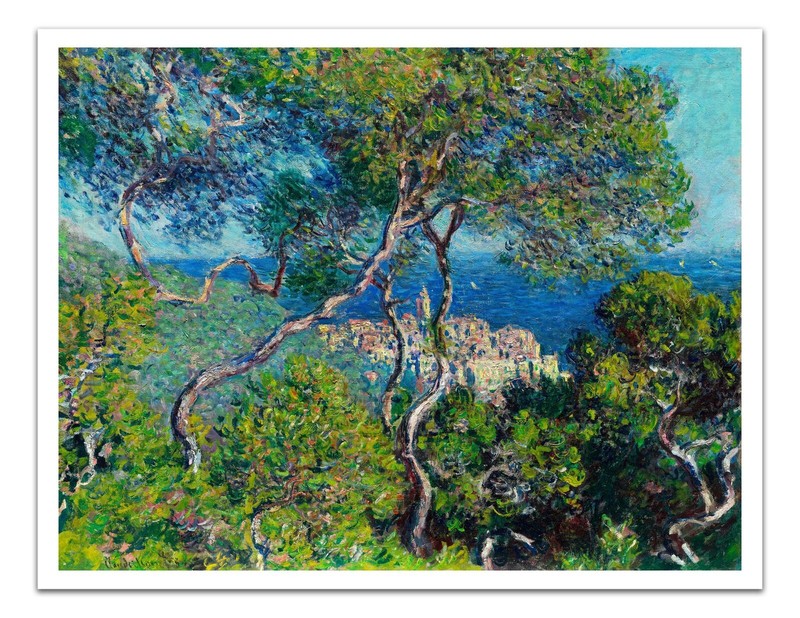 Bordighera (1884) CLAUDE MONET Vintage Painting 17x22" Premium Art Print
