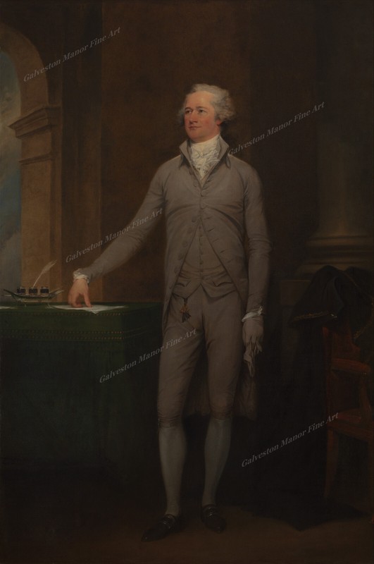 Hamilton-1792 by John Trumball-Giclee Art Print-Paper or Canvas