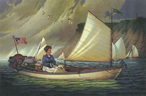 Charles Wysocki Thinking About Horatio Master Canvas Edition