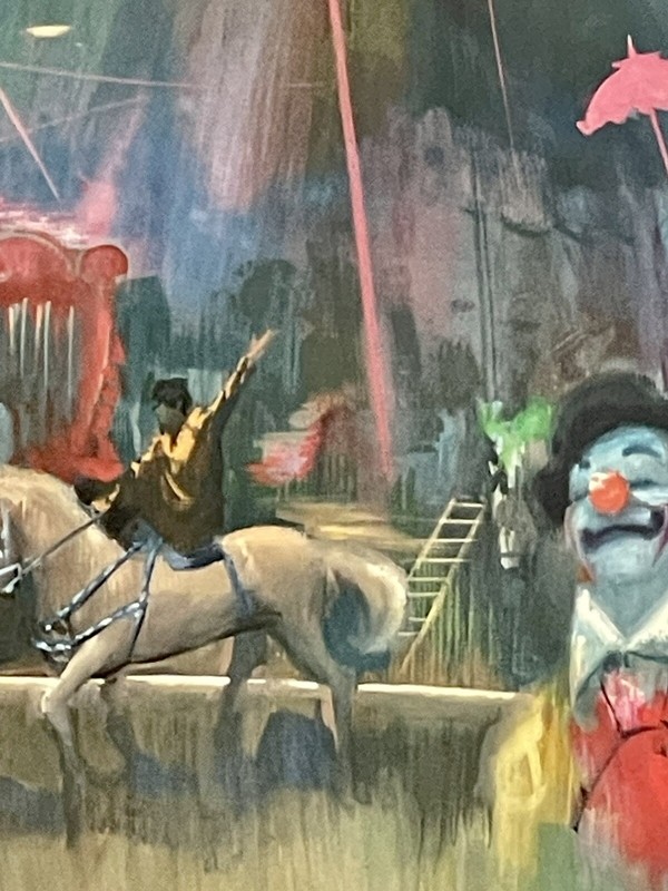 Fine Art Circus Litho Midcentury MCM MARCEL DULAC “Le Cirque” Vintage Clowns gallery