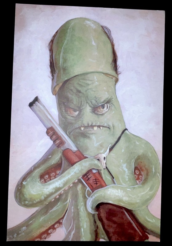 SQUIDBILLIES Art Prints Adult Swim Cartoon Network Early Rusty Lil Granny x/150 gallery