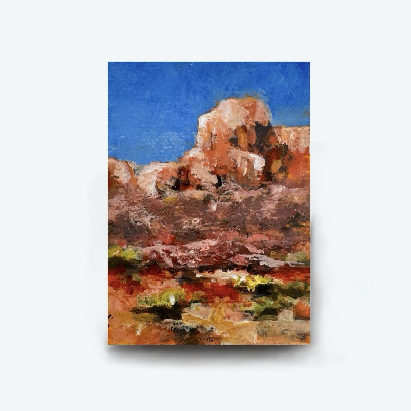 ACEO Ltd Edition Print Desert Southwest Landscape Collectible Miniature Art Card