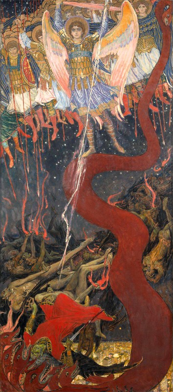 Viktor Vasnetsov – Archangel Michael (1914-15) – 17″ x 22″ Fine Art Print