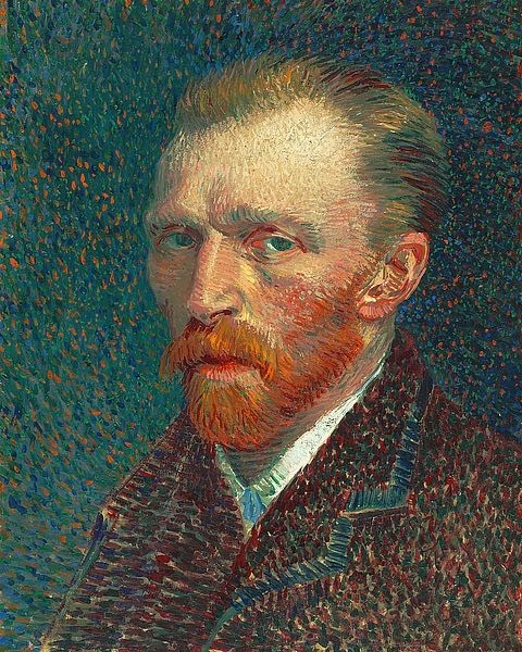 Self Portrat Art Print by Vincent Van Gogh 16 x 20 Paper Size New Unframed