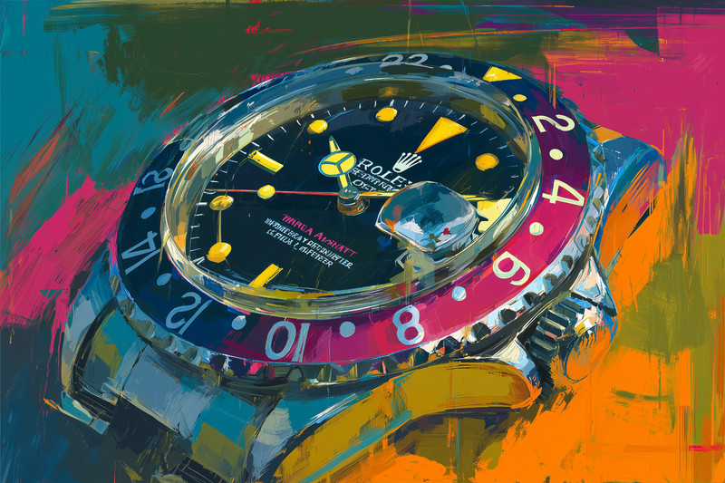 Rolex Watch Pop Art 36×24 Giclée Art Print Ltd 1/25 Signed COA Rombley H29