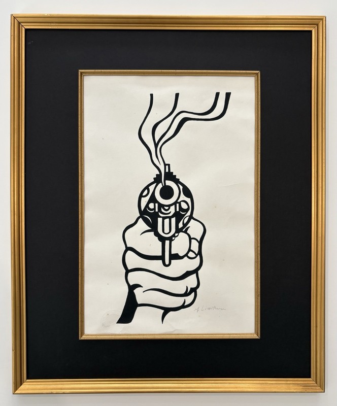 Roy Lichtenstein 1923-1997 Pop Art Lithograph Hand Signed & Numbered style of