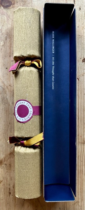 Mark Wallinger Signed Christmas Cracker Limited Edition I Dated 2001