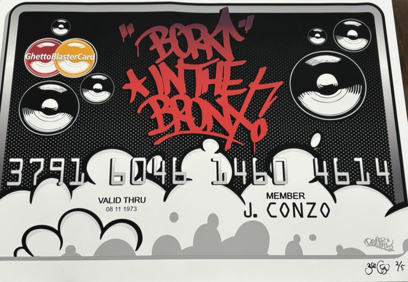 Born In The Bronx By Joe Conzo SUPER RARE 2/5!!