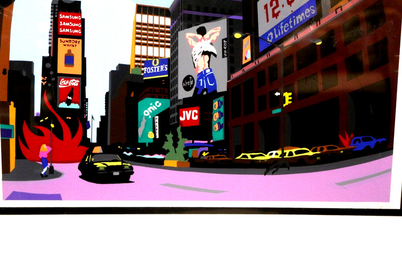 A Ripple in Time Square Serigraph Adrienne Tammara Beck 1992 Signed 4/80 Matted gallery