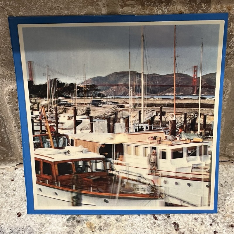 1968 Fishermen’s Wharf San Francisco Pacific Ocean Lenticular 3-D Picture Image
