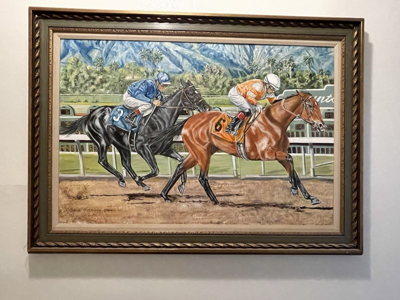 Framed Horse Racing Print 2024
