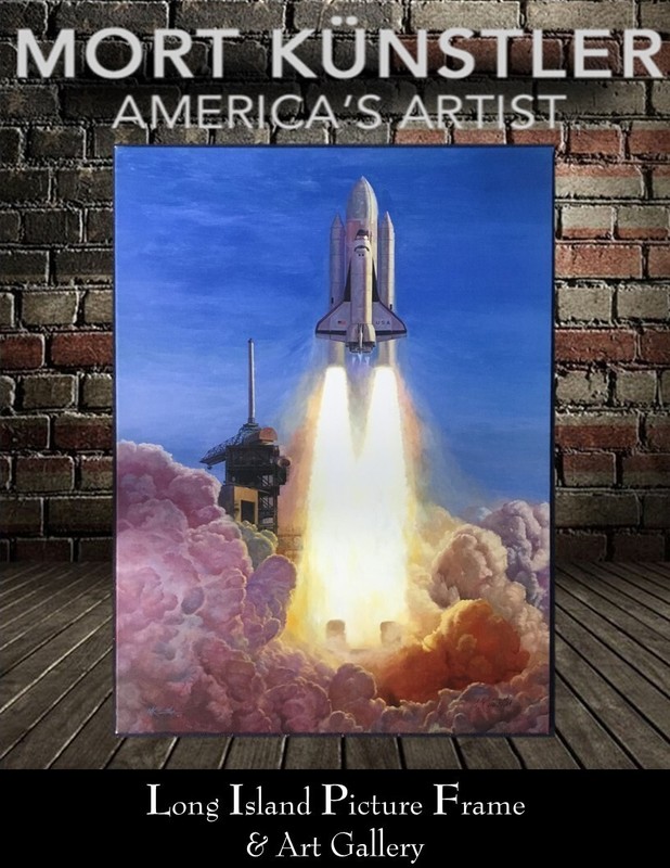Mort Kunstler Space Shuttle Columbia Signed & Numbered L/ED Giclee on Canvas