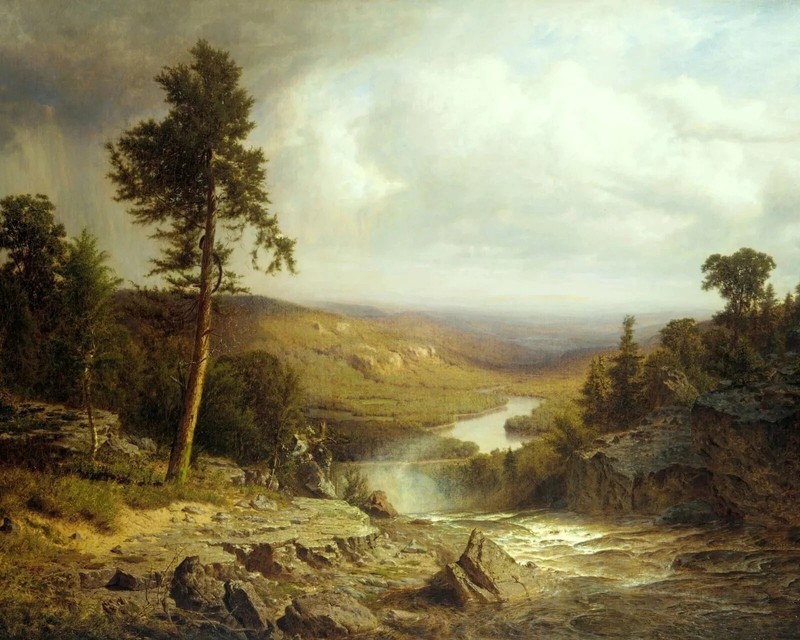VINTAGE Tennessee Landscape painting poster print Home Decor gallery