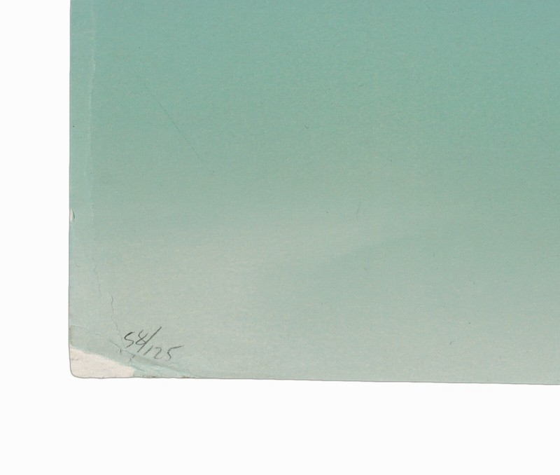 Elba Alvarez "Matea" Mixed Media Print on Paper Vintage Abstract Expressionist gallery