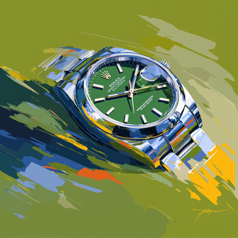 Rolex Watch Pop Art 24×24 Giclée Art Print Ltd 1/25 Signed COA Rombley Y55
