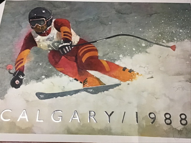 Bart Forbes Art Print "Calgary", 22x30” (20x28 actual), Personalized by Artist gallery