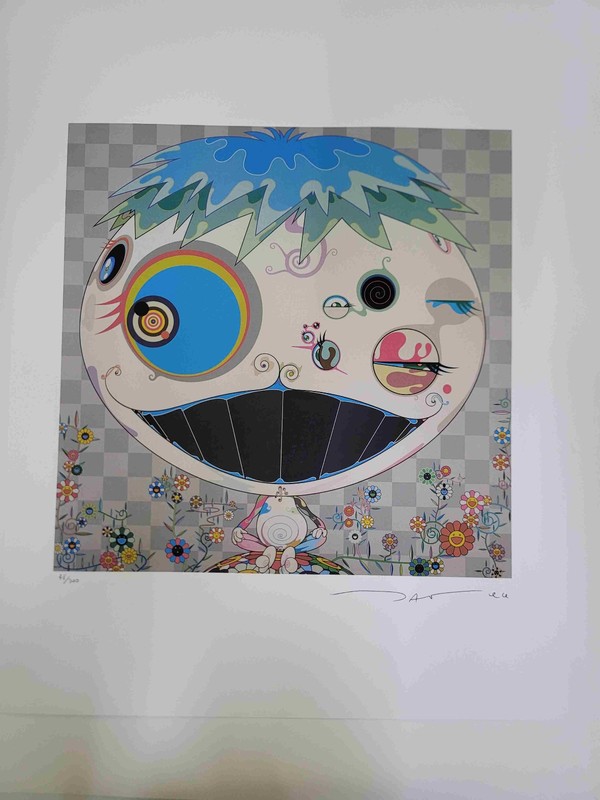Takashi Murakami Litography off set cm 50×65 certified