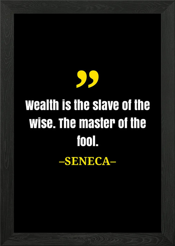 seneca quote Framed Wall Art Poster Canvas Print Picture