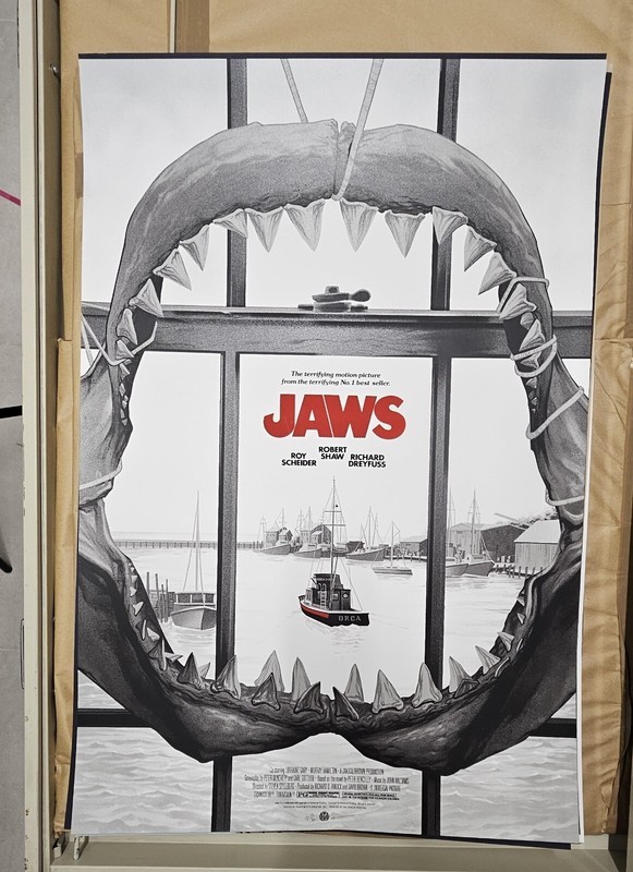Jaws by Phantom City Creative – SDCC Variant – Sold out Mondo print – WYSIWYG