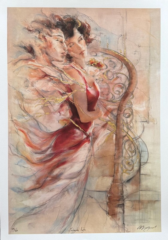 Gary Benfield ENCHANTED NIGHTS Hand Signed Limited Edition Serigraph Art gallery