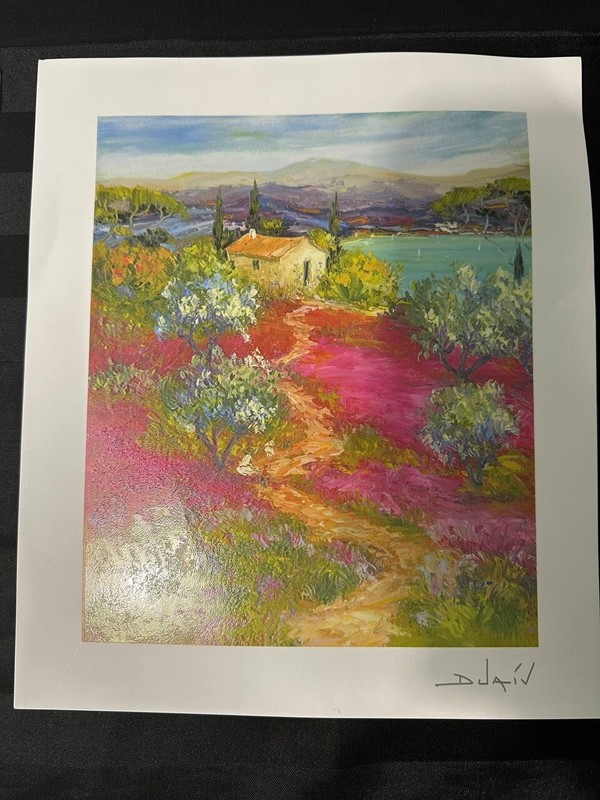 Signed Seriolithograph «Arrivee au Lac» by Duaiv from Park West Gallery NEW