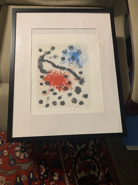 exciting Joan Miro hand isigned lithograph gallery