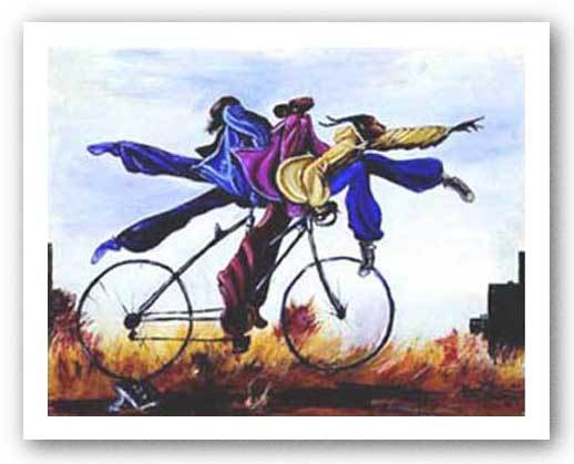 1, 2, 3 by Frank Morrison African-American Art Print 18×25