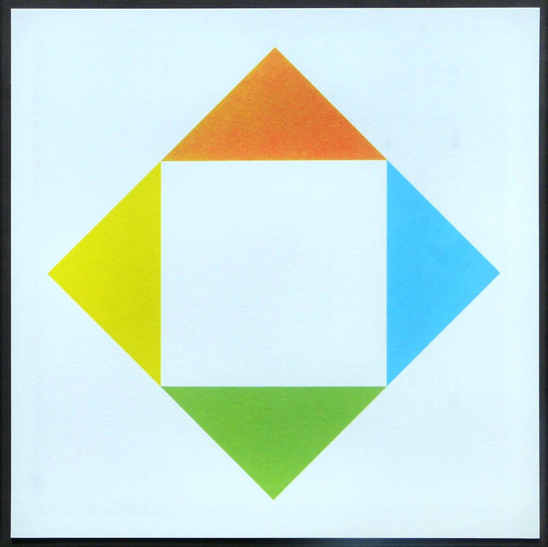 Max Bill Serigraph 1959 «White from Complimentary Colors»