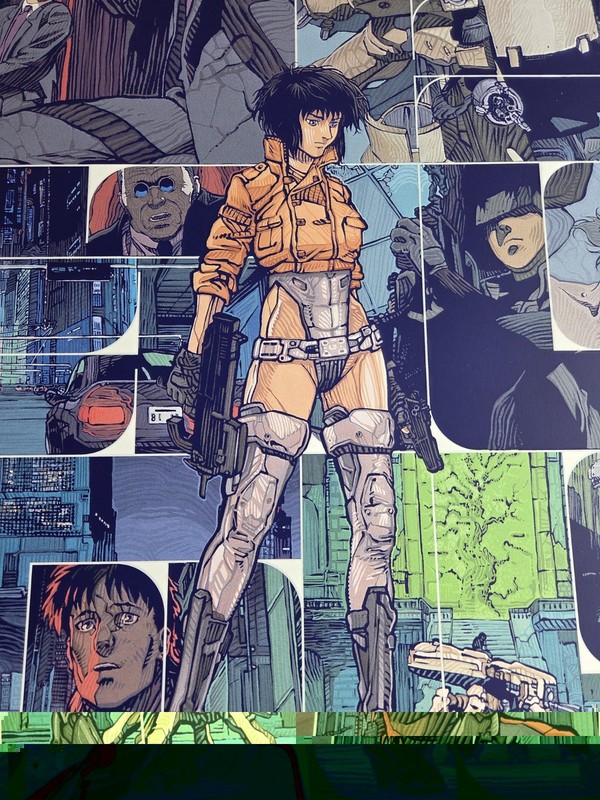 Ghost in the Shell SCREENPRINT by Krzysztof Domaradzki Ltd Edition x/125 Reg gallery