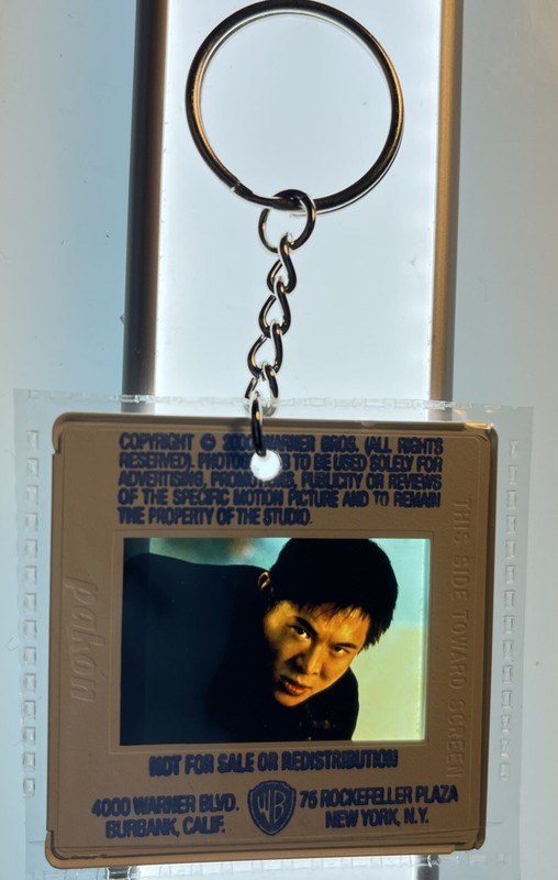 Jet Li “Romeo Must Die” 2000 Martial Arts Press Photo 35mm Slide KEYCHAIN 1165