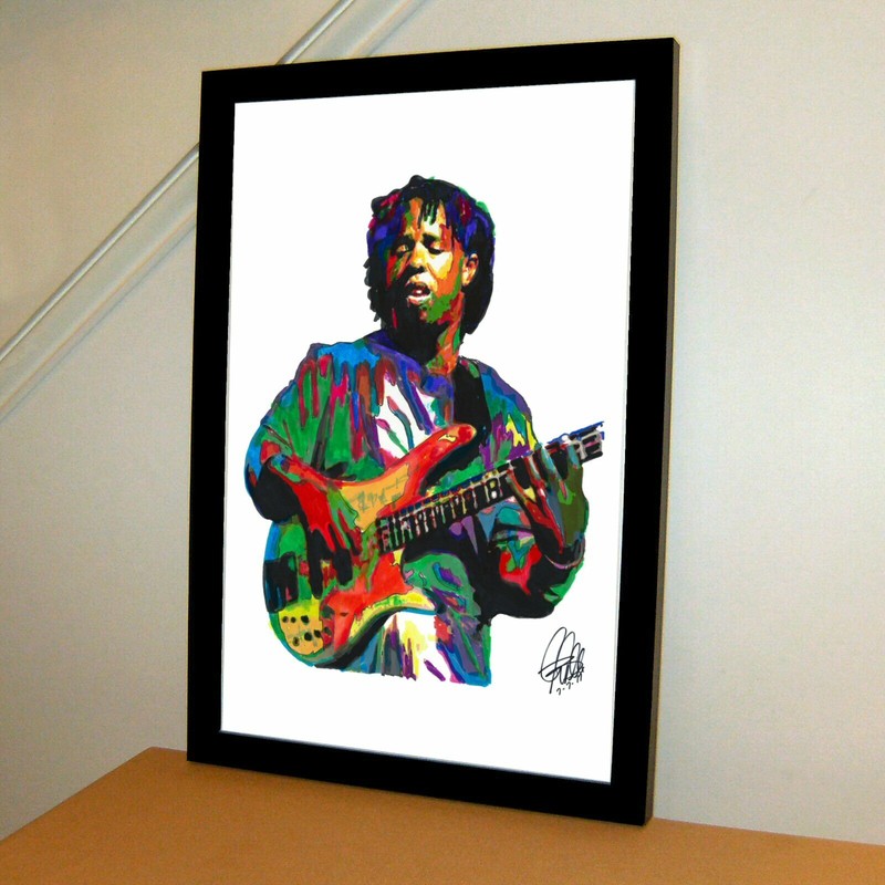 Victor Wooten American Bass Funk Rock Music Print Poster Wall Art 11×17