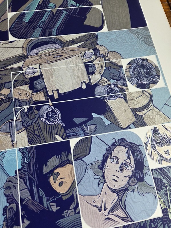 Ghost in the Shell SCREENPRINT by Krzysztof Domaradzki Ltd Edition x/125 Reg gallery