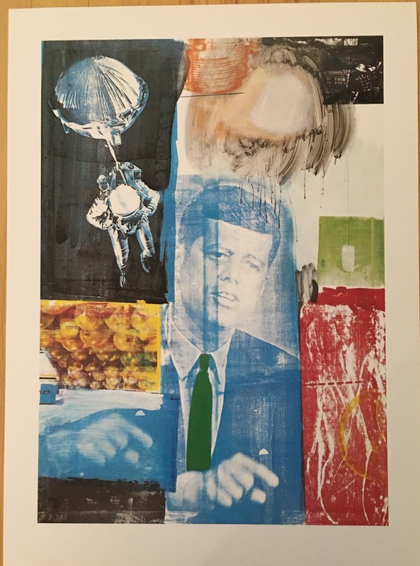 Robert Rauschenberg Retroactive 1 Art 9×12 Lithograph 1995 Portfolio Print