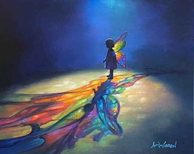 NEW Jim Warren “I am the Star of My Own Dream» Signed L/E AP gicle w/COA 24×30