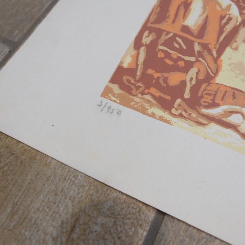 Lloyd Van Pitterson Jamaican People Art Signed Limited Edition Serigraph 3/950 gallery