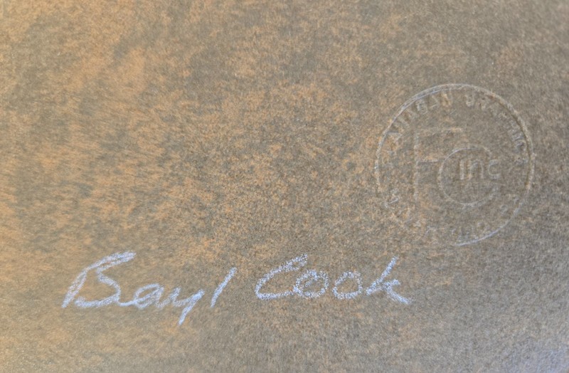 "Big Olives, Little Olives" Beryl Cook - 1986 signed, dedicated in pencil gallery