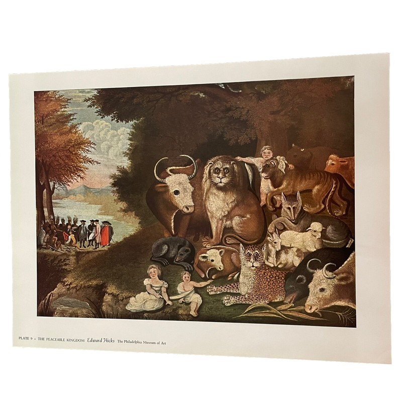 Metropolitan Seminars In Art Plate 9 The Peaceful Kingdom 12 1/2″x9 1/2″ Print
