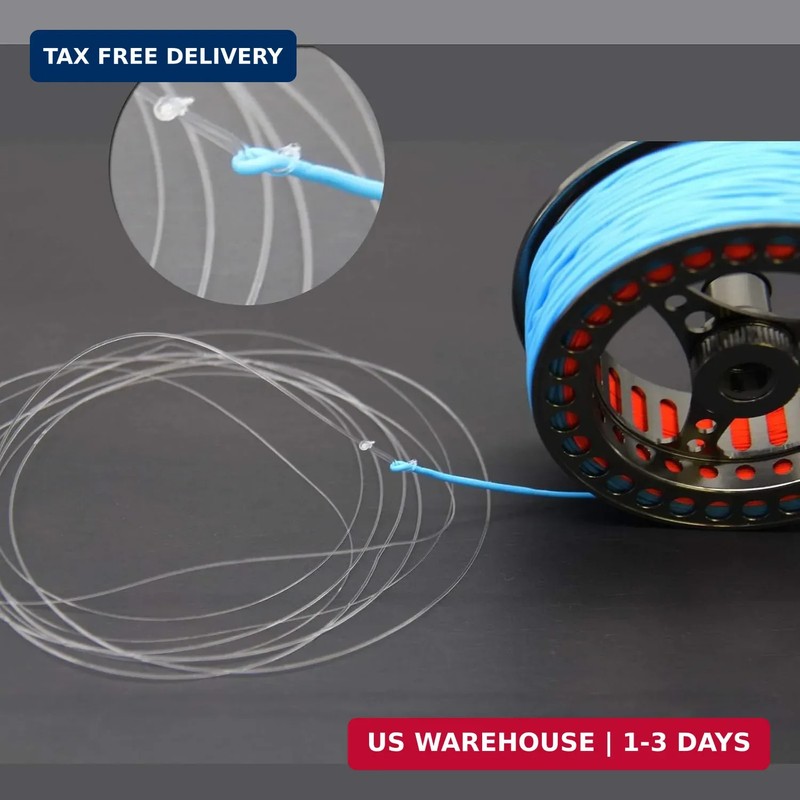 3 Pack Fluorocarbon Fly Leader 9FT 0x/1x/2x/3x/4x/5x/6x/7x Fluorocarbon Tapered gallery