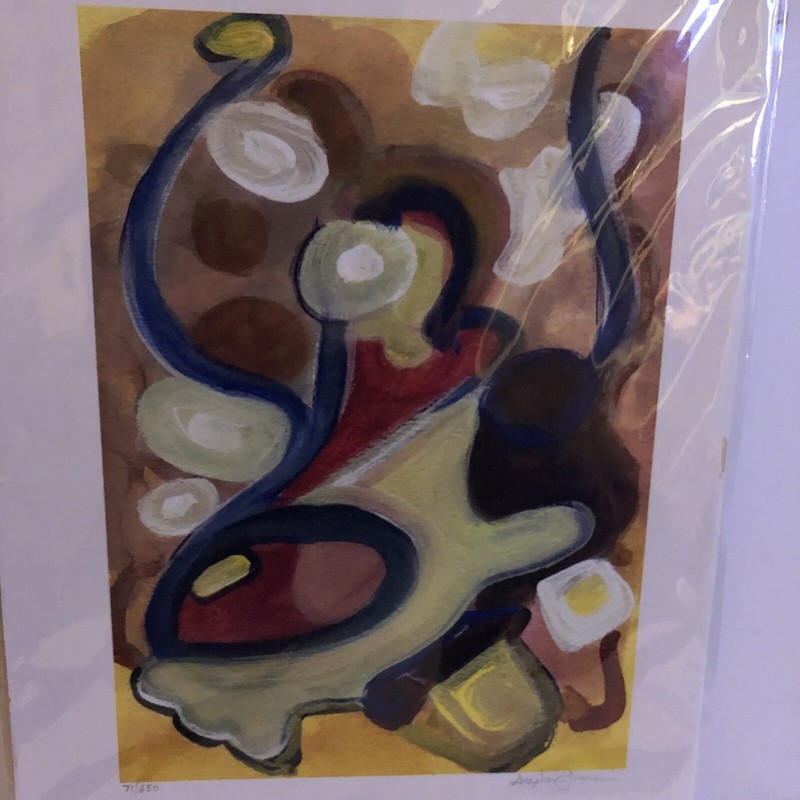 Print By Stephan Lucas Signed 8 by 12 Inches
