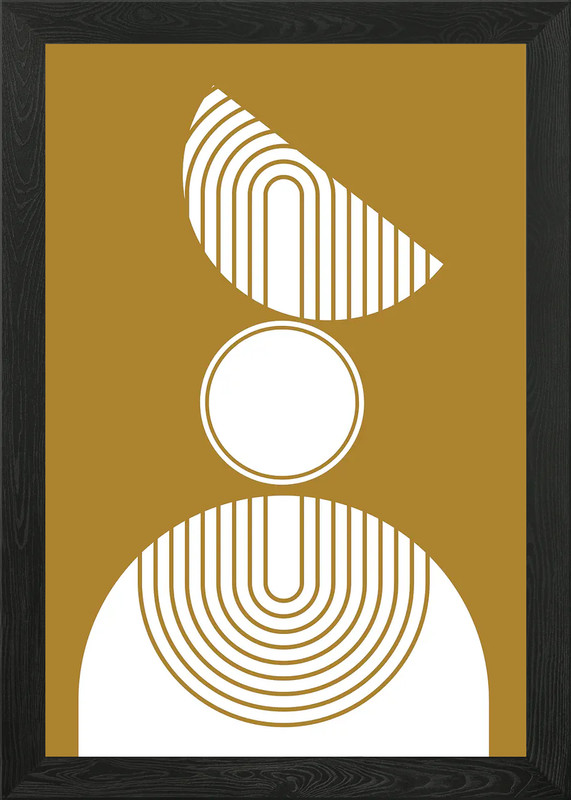 Abstract Geometric Shapes Art Print Framed Wall Art Poster Canvas Print Picture