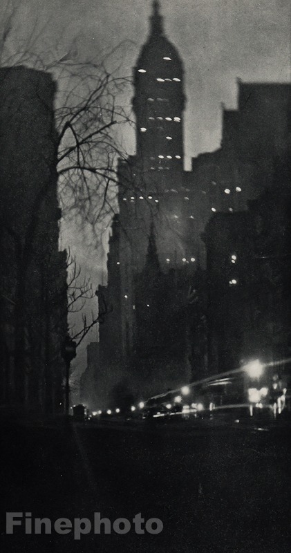 1912/66 Vintage ALVIN LANGDON COBURN New York City SINGER BUILDING Photo Gravure