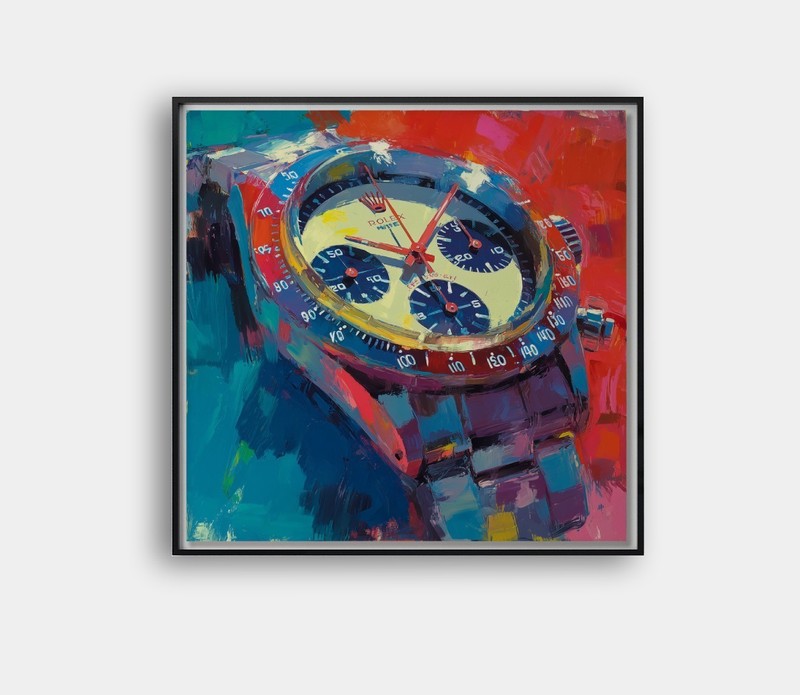 Rolex Watch Pop Art 24x24 Giclée Art Print Ltd 1/25 Signed COA Rombley Y1 gallery