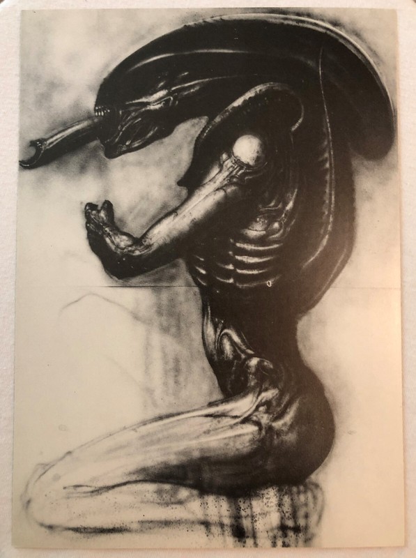 H R GIGER Exhibition Card